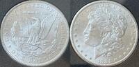 United States morgan dollar superbe with full original lustre! (in Carson City plastic holder) -