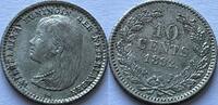 Nederland tien cent 1892 high quality AU