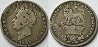 Great-Britain shilling 1826 misstruck S