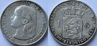 Nederland een gulden 1897 SS-