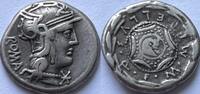 denarius ND (127 BC) Roman Republic  SS
