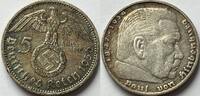 Germany (Third Reich) five mark 1936D SS 25,00 EUR  zzgl. 15,00 EUR Versand