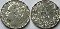 Nederland tien cent 1903 AU 39,00 EUR  zzgl. 15,00 EUR Versand