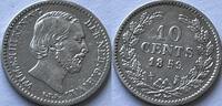 Nederland tien cent 1859 SS 125,00 EUR  zzgl. 15,00 EUR Versand