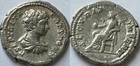 Roman Empire denarius Geta as ceasar (198-209) -