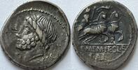 Roman Republic denarius L and C.Memmius Galerius -