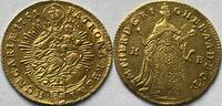 Hungary (Kremnica) gold ducat 1751 KB Maria Theresia (1740-1780) with original lustre SS
