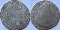 France 1/2e ecu Louis XIV (1643-1715) usual overstrike -