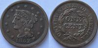 United States one cent 1852 VZ- 65,00 EUR  zzgl. 9,00 EUR Versand