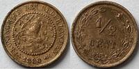 Nederland Halve cent 1886 Nice colour FDC-