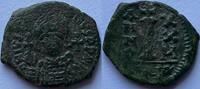 Byzantine Empire ae bronze ND Justinianus I (527-565) S/SS