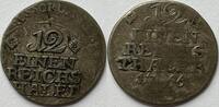German States 1/12e thaler big misstrike -