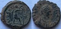 Roman Empire small follis ND Aelia Flaccilla (388) SS