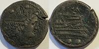 Roman Republic AE sextans -