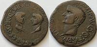 Roman Empire dupondius Drusus and Nero (struck under Tiberius) SS-