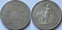 Great-Britain trade dollar 1902-B nice toning VZ-