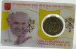 Vatikan 50 Cent Vatikan 50 Cent Kursmünze 2019 st 90 Jahre Staatsgründung Coincard 10 -