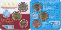 San Marino 1,55 Euro San Marino Kursmünzensatz (1,55 Euro) Minisatz 2006 st OVP -