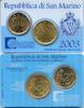 San Marino 70 Cent San Marino KMS (orig., nom. 0,70 Euro) 2003 prägefrisch/st Minisatz -