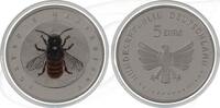 Deutschland 5 Euro BRD 5 Euro 2023 D (München) PP OVP Wunderwelt Insekten - Rostrote Mauerbiene -