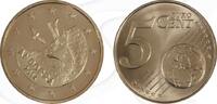 Andorra 5 Cent Andorra 5 Cent Kursmünze 2014 st Pyrenäen-Gämse und Bartgeier -