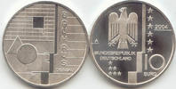 Deutschland 10 Euro BRD 10 Euro Silber 2004 A Bauhaus Dessau st -
