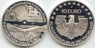Deutschland 10 Euro BRD 10 Euro Silber 2005 D Nationalpark Bay. Wald st -