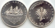 Deutschland 10 Euro BRD 10 Euro Silber 2008 J Segelschulschiff Gorch Fock II st -