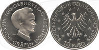 Deutschland 10 Euro BRD 10 Euro Silber 2009 J 100.Geb. Marion Gräfin Dönhoff st -