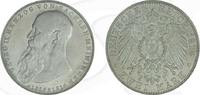 Deutschland (Sachsen-Meiningen) Deutschland Sachsen-Meiningen 2 Mark 1915 vz-st Herzog Georg II. Tod 2 Mark 1915 vorzüglich-stempelglanz
