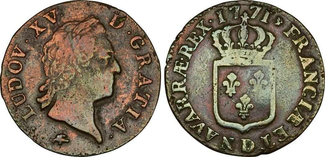 1 Sol 1771 Frankreich sehr schön