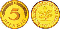 Deutschland 5 Pfennig Deutschland -