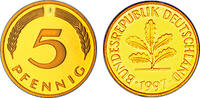 Deutschland 5 Pfennig Deutschland -