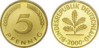 Deutschland 5 Pfennig Deutschland -