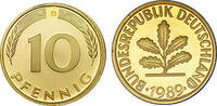 Deutschland 10 Pfennig 1989 Deutschland bankfrisch 0,50 EUR inkl. MwSt., zzgl. 4,90 EUR Versand