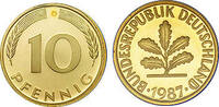 Deutschland 10 Pfennig 1987 Deutschland bankfrisch 0,50 EUR inkl. MwSt., zzgl. 4,90 EUR Versand