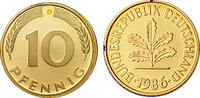 Deutschland 10 Pfennig Deutschland -