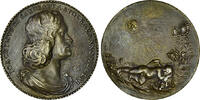 NÜRNBERG J. Sandrart 1656 Blei-Guß-Medaille - NÜRNBERG J. Sandrart 1656 -