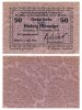 50 Pfennig Chorzow - Schlesien Gemeinde 10.9.1917 - 1.4.1918 Tauenglanzpapier ...