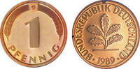 Deutschland 1 Pfennig 1989 Deutschland circuliert 0,30 EUR inkl. MwSt., zzgl. 4,90 EUR Versand