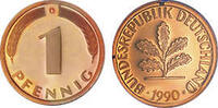 Deutschland 1 Pfennig 1990 Deutschland circuliert 0,30 EUR inkl. MwSt., zzgl. 4,90 EUR Versand