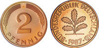 Deutschland 2 Pfennig Deutschland -