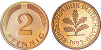 Deutschland 2 Pfennig Deutschland -