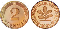 Deutschland 2 Pfennig Deutschland -