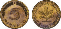 5 Pfennig 1967 Deutschland Deutschland Polierte Platte