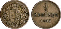 Württemberg, Herzogtum 1/2 Kreuzer Württemberg, Herzogtum -