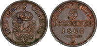 Brandenburg-Preußen 3 Pfennig Brandenburg-Preußen -