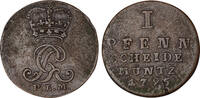 Braunschweig-Calenberg-Hannover 1 Pfennig Braunschweig-Calenberg-Hannover -