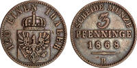 Brandenburg-Preußen 3 Pfennig Brandenburg-Preußen -