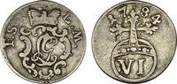 Schwarzburg-Rudolstadt 6 Pfennig Schwarzburg-Rudolstadt -